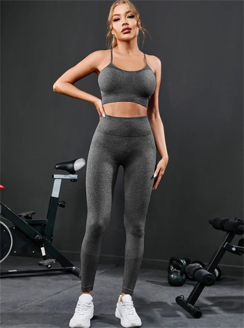 2 Piece High Waist Seamless Gymset